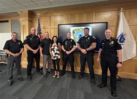 Two Dartmouth Police Officers Recognized For Actions That Saved Local