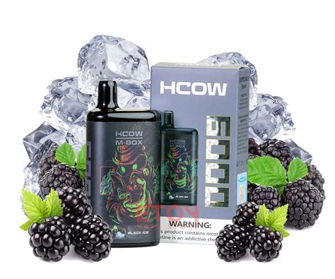 Hcow Steam Black Ice Mbox Puffs Best Selling Vapes In Uae