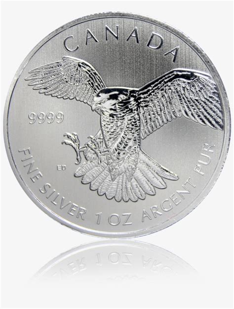 Birds Of Prey Peregrine Falcon 2014 Canada 1 Oz Silver Peregrine