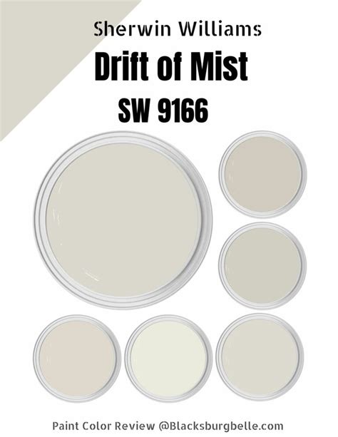 Sherwin Williams Drift Of Mist Palette Coordinating Inspirations