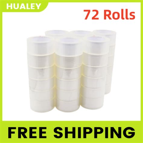 X Yds Carton Box Sealing Clear Packing Tapes Rolls Ebay