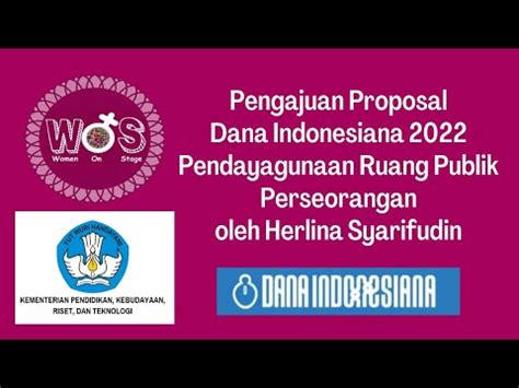 Proposal Dana Indonesiana 2022 Pendayagunaan Ruang Publik