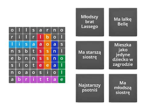 Dzieci Z Bullerbyn Wordsearch