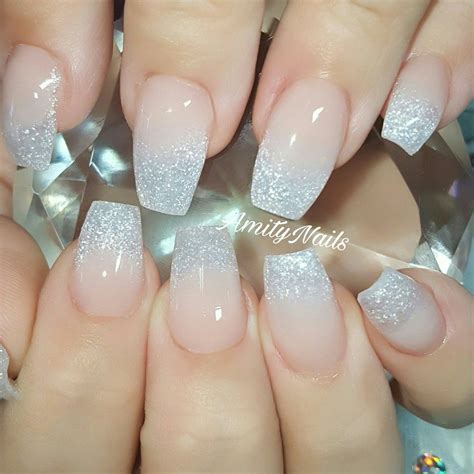 Ombre Pink And Glitter Ballerina Nails Coffin Nails Ombre Ombre