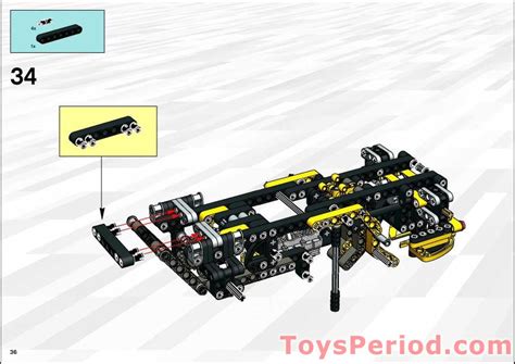 LEGO 8455 Back-hoe Loader (Backhoe) Set Parts Inventory and ...