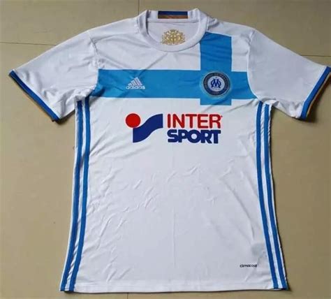 Marseille 2016 Home Soccer Jersey | Soccer jersey, Inter sport, Jersey