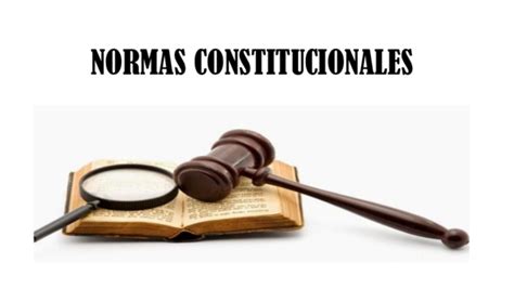 Ppt Normas Constitucionales