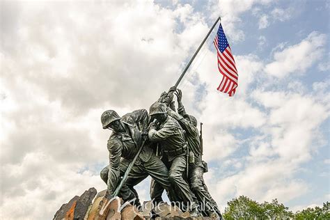 Marine Corps War Memorial Wallpaper Mural by Magic Murals