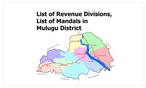 List of Revenue Divisions, Mandals in Mulugu District