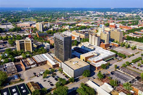 Downtown Augusta GA Skyline Aerial View Photograph by The Photourist ...