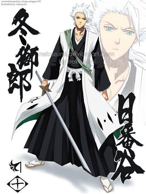 Toshiro Hitsugaya Grown Up Colored Adult Hitsugaya Toshiro Panel From