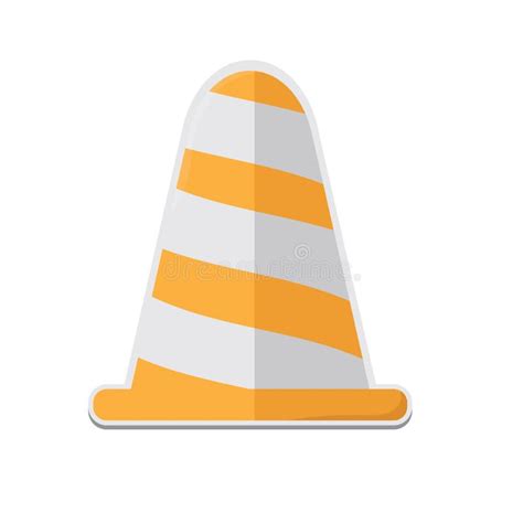 Caution Cone Vector Illustration Decorative Design Stock Vector Illustration Of Caution