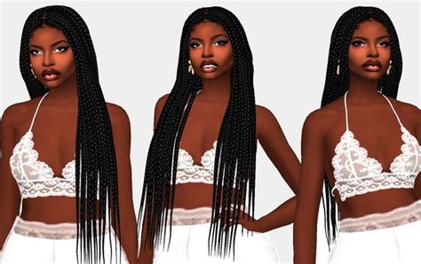 Cc For Sims Hair Braid Vilmon