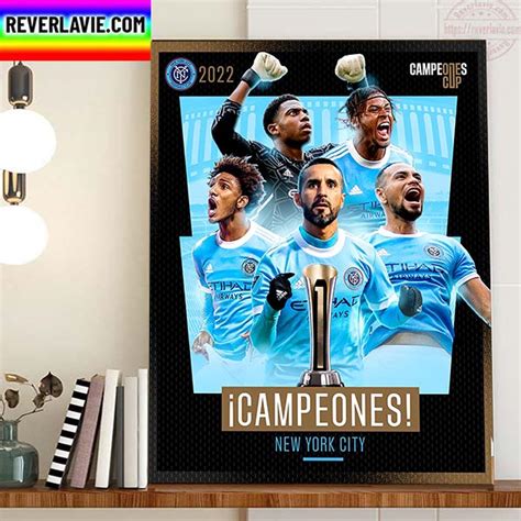 New York City Champs 2022 Campeones Cup Champions Home Decor Poster ...