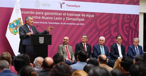 Nuevo León y Tamaulipas llegan a acuerdo de trasvase de agua