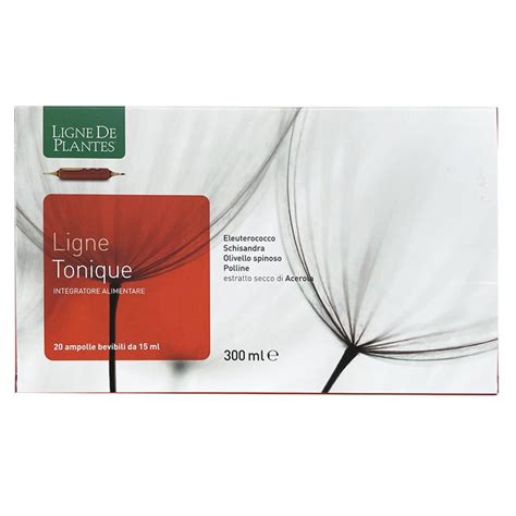 Ligne Tonique 20 Ampolle Da 15 Ml Ligne De Plantes