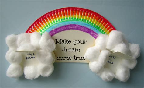 Make A Dream Come True Rainbow Craft Twinkl