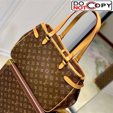 Louis Vuitton Vintage Monogram Canvas Tote Bag M51154 Nude