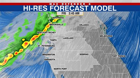 Timing The Rain Line Of Storms To Move Through Tampa Bay Friday Wfla