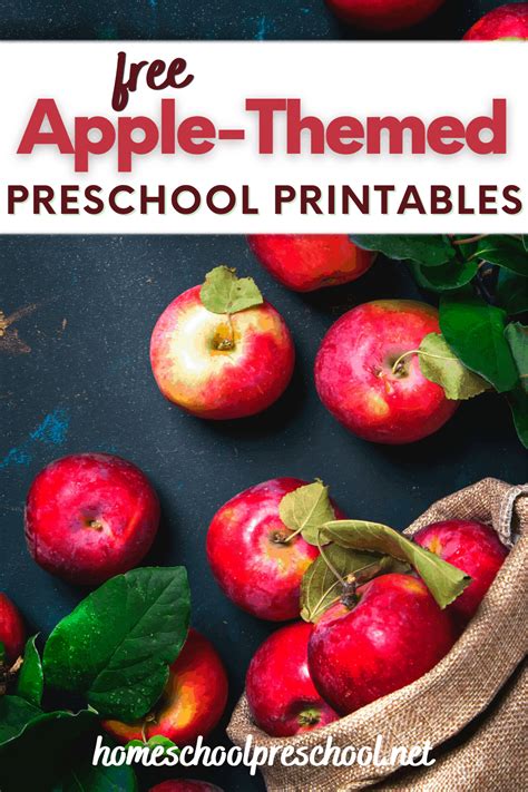 Apple Printables For Your Apples Preschool Theme Preschool Apple Theme Apple Preschool