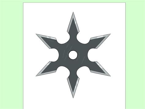 how to draw a ninja star