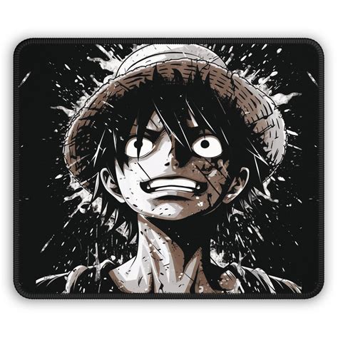 Monkey D Luffy Gaming Mouse Pad Luffy Mouse Pad One Piece Etsy