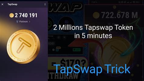 2m Tapswap Coins Trick Tapswap Mining 100 Real Trick Youtube