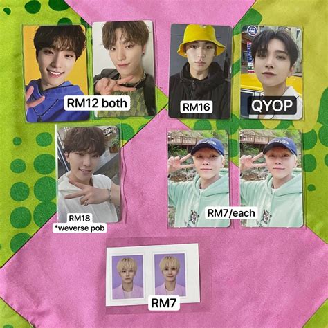 Wts Seventeen Various Photocard Joshua Shopee Fansign Hobbies Toys