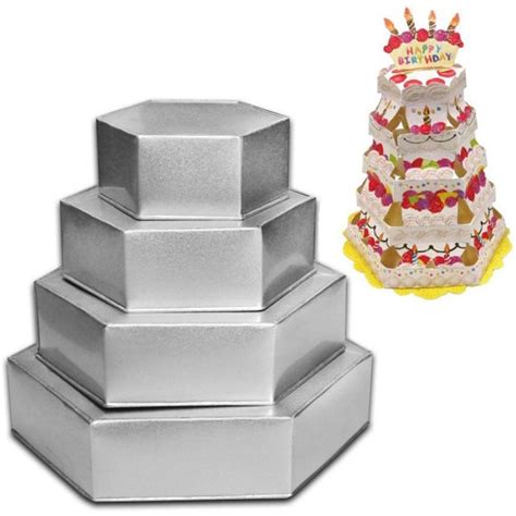 Online Wholesale Shop Set Of 4 Piece Triangle Shape Cake Baking Pans By