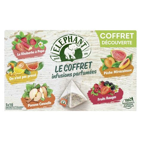 Coffret découverte infusions Eléphant X50 sachets La Belle Vie