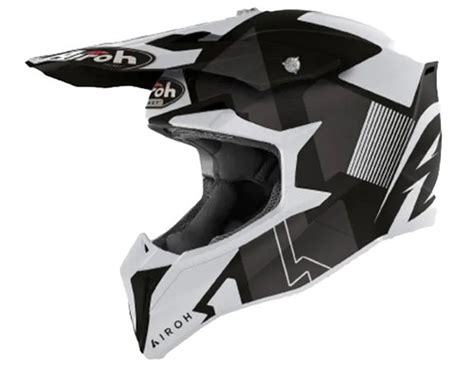 AIROH WRAAP RAZE MATT BLACK HELMET Bedsysbikes Mx End