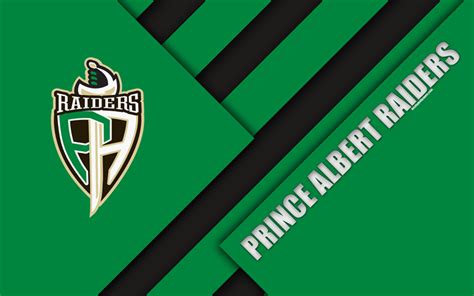 Download wallpapers Prince Albert Raiders, WHL, 4K, Canadian hockey club, material design, logo ...