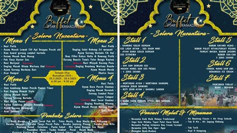 Buffet Ramadhan Selera Nusantara Di Dewan Bankuet Mbsa Shah