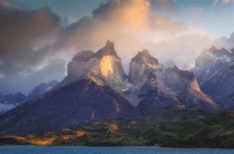 Sunlight Landscape Mountains Lake Nature Road Photography Clouds