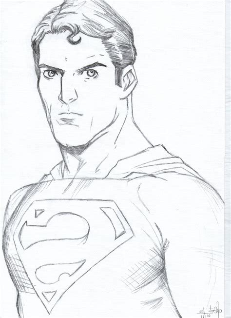 Easy Drawings To Draw Superman