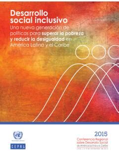 Desarrollo Social Inclusivo Desarrollo Social Inclusivo