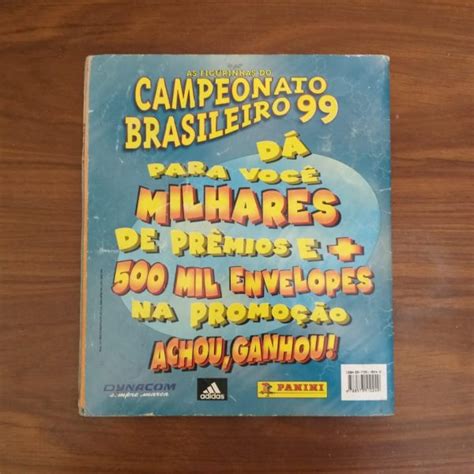 Álbum de Figurinhas Campeonato Brasileiro 1999 Incompleto 318