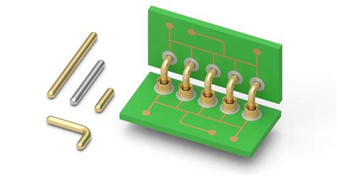 Straight Right Angle Male Pcb Pins Plug Into Receptacles Electronic