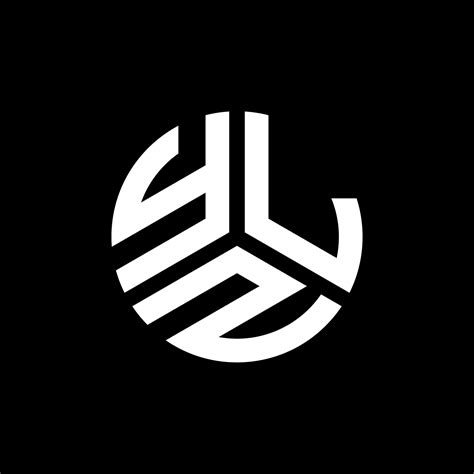 YLZ letter logo design on black background. YLZ creative initials ...
