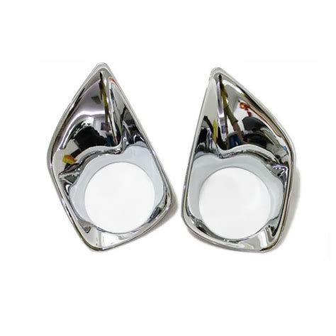 ABS Chrome Front Fog Light Lamp Cover Trim 2pcs For Toyota RAV4 RAV 4