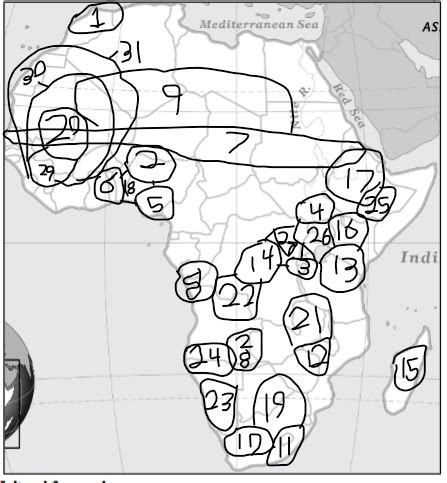 Africa culture map Flashcards | Quizlet