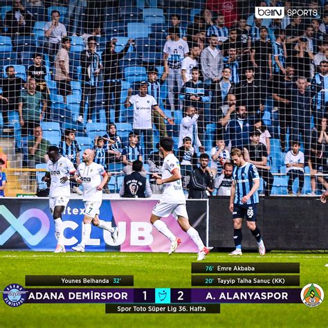 Bein Sports T Rkiye On Twitter Ma Sonucu Adana Demirspor A