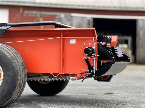 Large Farm Manure Spreader Cu Ft Heaped Capacity