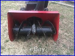 Toro Hp Inch Snow Blower Thrower Stage Electric Start Tecumseh