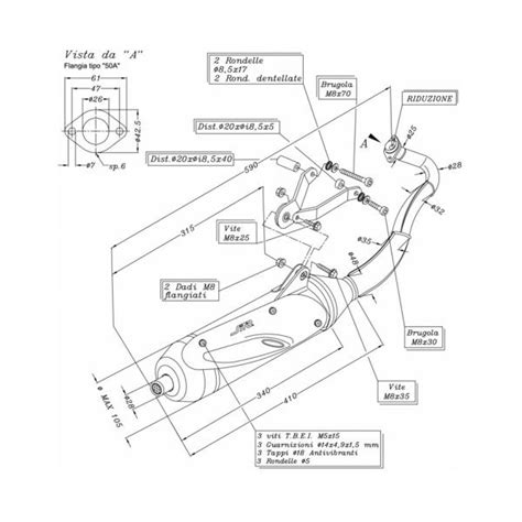 Leovince Sito Complete Exhaust Steel Approved Piaggio Nrg Extreme