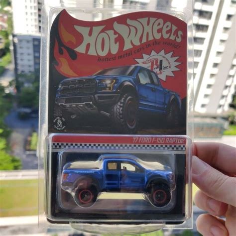 Hot Wheels Rlc Ford F Raptor Blue Shopee Malaysia