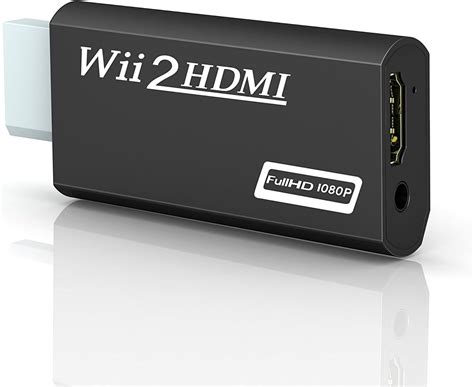 Adaptateur Wii Vers HDMI Gana Wii Vers HDMI Convertisseur Connecteur