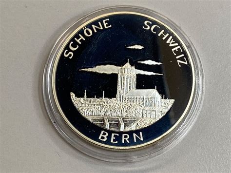 Schweizer Medaille Silber 925 31 4 g Schöne Schweiz Bern Kaufen auf