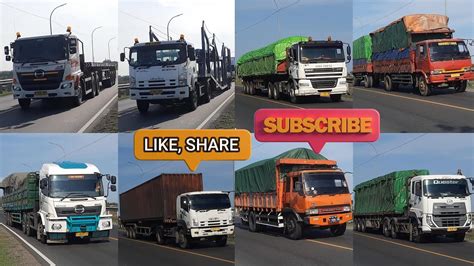 Truk Trailer Gandeng Kontener Tronton Hino Isuzu Giga Daf Cf