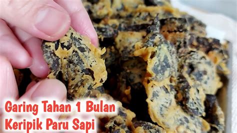 Ide Usaha Cemilan Kering Cara Membuat Keripik Paru Sapi Renyah Tahan